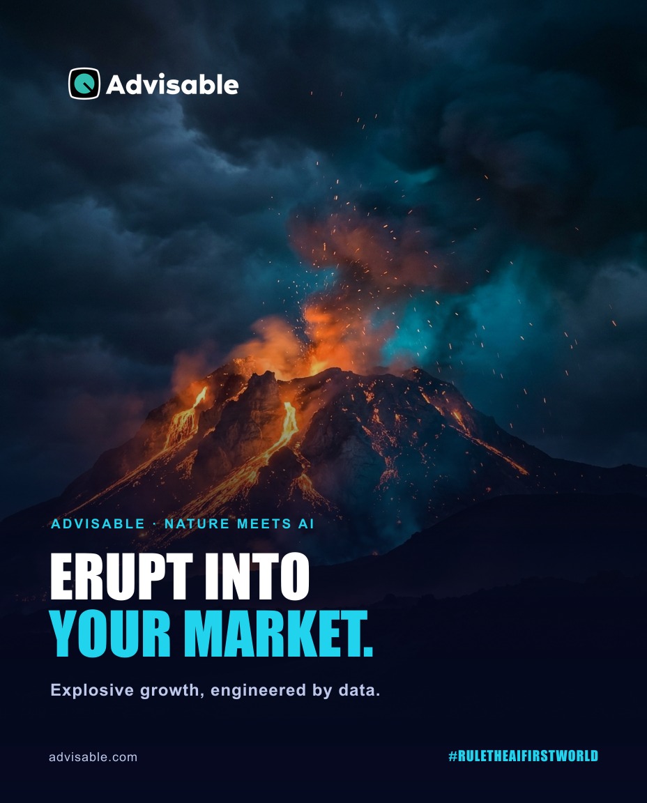 🌋 It's time to enter your market strong