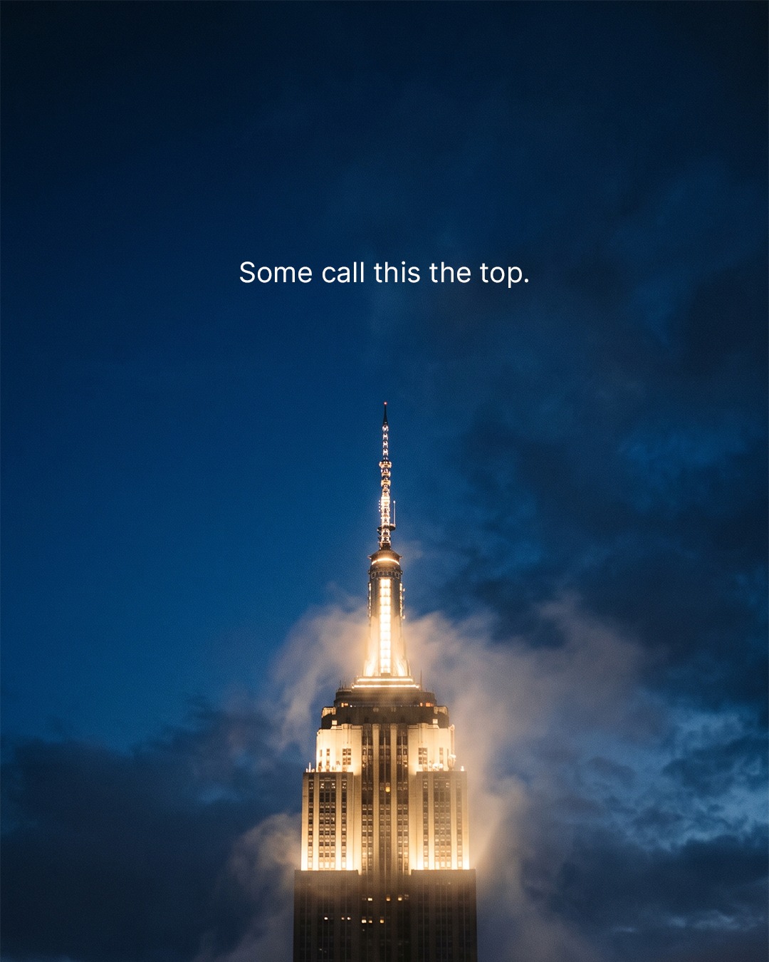 Some see the top
