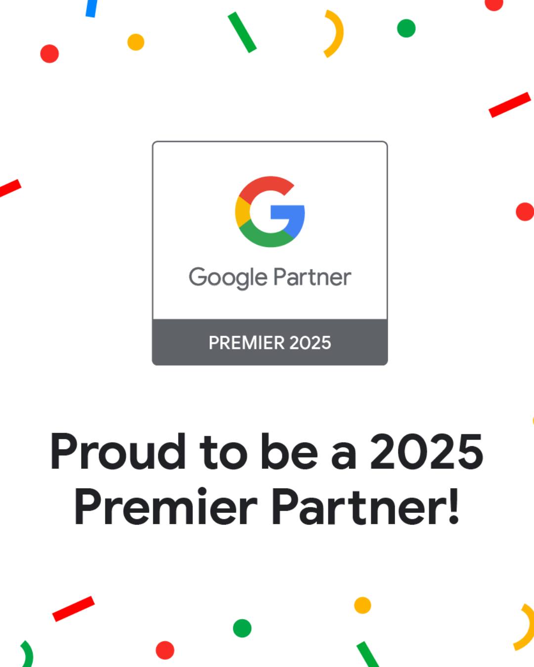 🎉 Είμαστε Google Premier Partner 2025 και συνεχίζουμε δυναμικά!